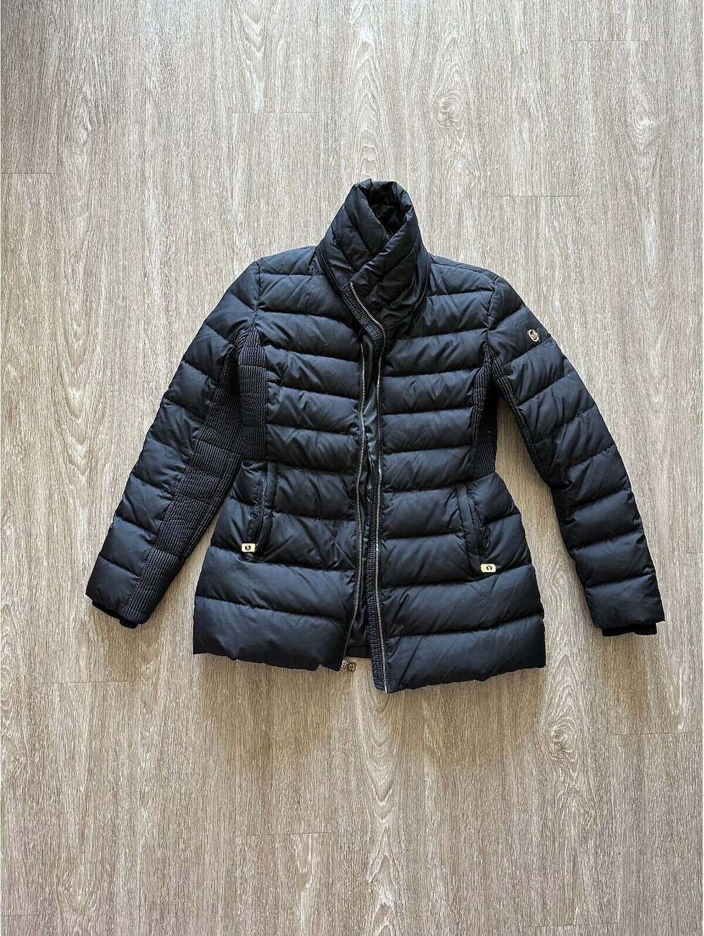 Micahel Kors Women's Black Quilted Puffer Jacket